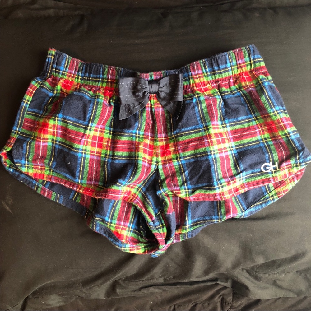 Gilly Hicks Plaid Pajama Shorts